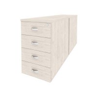 Onix O.TPO-2.8 (Денвер Светлый) Тумба двойная приставная / опорная