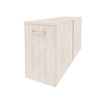 Onix O.VTPO-2.7 (Денвер Светлый) Тумба двойная низкая выдвижная приставная / опорная