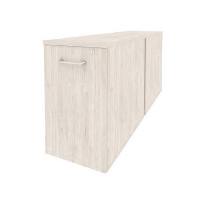 Onix O.VTPO-2.8 (Денвер Светлый) Тумба двойная низкая выдвижная приставная / опорная