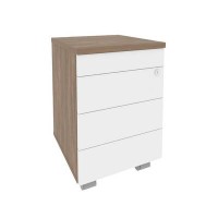 Onix O.TM-3 TIP (Дуб Аризона/Белый Бриллиант) Тумба мобильная (TIP-ON)