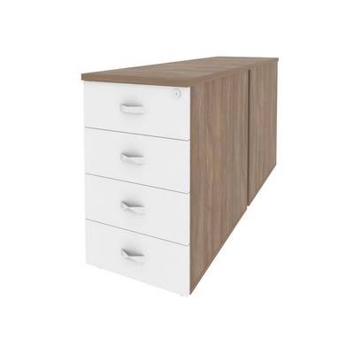 Onix O.TPO-2.7 (Дуб Аризона/Белый Бриллиант) Тумба двойная приставная / опорная