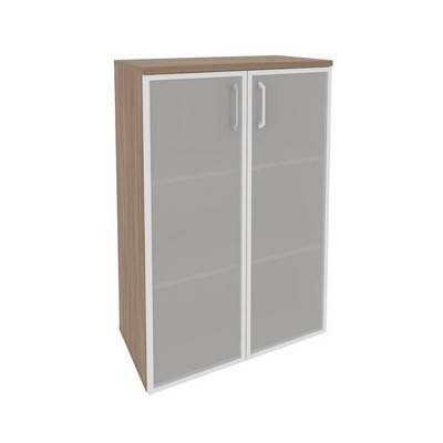 Onix O.ST-2.4R (Дуб Аризона) Шкаф средний широкий (2 средних фасада стекло в раме)