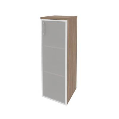 Onix O.SU-2.4R(R) (Дуб Аризона) Шкаф средний узкий правый (1 средний фасад стекло в раме)