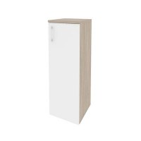 Onix O.SU-2.3(R) (Дуб Аттик/Белый Бриллиант) Шкаф средний узкий правый (1 средний фасад ЛДСП)