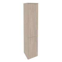 Onix O.SU-1.3(L) (Дуб Аттик) Шкаф высокий узкий левый (1 низкий фасад ЛДСП + 1 средний фасад ЛДСП)