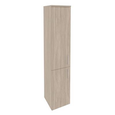 Onix O.SU-1.3(L) (Дуб Аттик) Шкаф высокий узкий левый (1 низкий фасад ЛДСП + 1 средний фасад ЛДСП)
