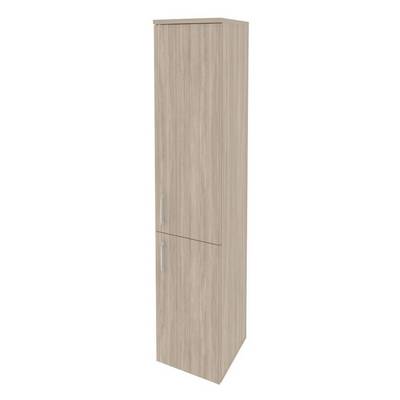 Onix O.SU-1.3(R) (Дуб Аттик) Шкаф высокий узкий правый (1 низкий фасад ЛДСП + 1 средний фасад ЛДСП)