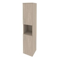 Onix O.SU-1.5(R) (Дуб Аттик) Шкаф высокий узкий правый (2 низких фасада ЛДСП)