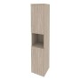 Onix O.SU-1.5(R) (Дуб Аттик) Шкаф высокий узкий правый (2 низких фасада ЛДСП)