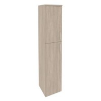 Onix O.SU-1.8(L) (Дуб Аттик) Шкаф высокий узкий левый (1 средний фасад ЛДСП + 1 низкий ЛДСП)