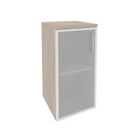 Onix O.SU-3.2R(L) (Дуб Аттик) Шкаф низкий узкий левый (1 низкий фасад стекло в раме)