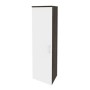 Onix O.GB-1(L) (Дуб Мали/Белый Бриллиант) Гардероб узкий  (левое исполнение)