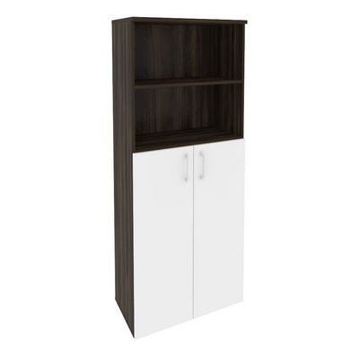 Onix O.ST-1.6 (Дуб Мали/Белый Бриллиант) Шкаф высокий широкий (2 средних фасада ЛДСП)