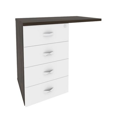 Onix O.TPU-4 (Дуб Мали/Белый Бриллиант) Тумба приставная (универсальная л/пр)