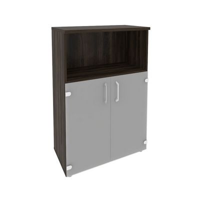 Onix O.ST-2.2 (Дуб Мали) Шкаф средний широкий (2 низких фасада стекло)