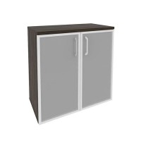 Onix O.ST-3.2R (Дуб Мали) Шкаф низкий широкий (2 низких фасада стекло в раме)