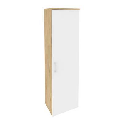 Onix O.GB-1(R) (Тиквуд Светлый/Белый Бриллиант) Гардероб узкий  (правое исполнение)