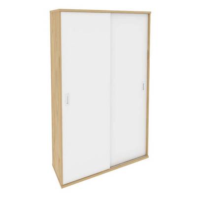 Onix O.SHK-1.1 T (Тиквуд Светлый/Белый Бриллиант) Шкаф-купе с полками