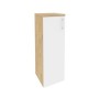 Onix O.SU-2.3(L) (Тиквуд Светлый/Белый Бриллиант) Шкаф средний узкий левый (1 средний фасад ЛДСП)