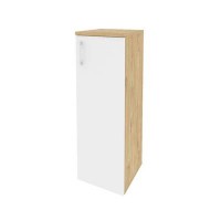 Onix O.SU-2.3(R) (Тиквуд Светлый/Белый Бриллиант) Шкаф средний узкий правый (1 средний фасад ЛДСП)