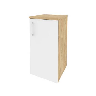 Onix O.SU-3.1(R) (Тиквуд Светлый/Белый Бриллиант) Шкаф низкий узкий правый (1 низкий фасад ЛДСП)