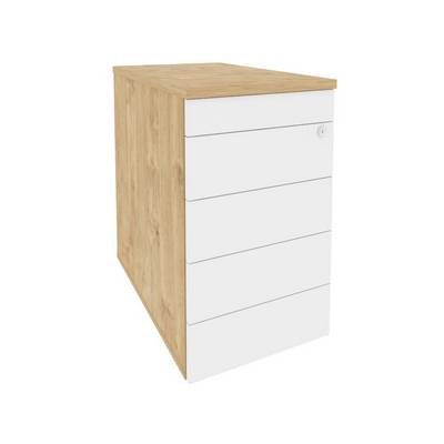 Onix O.TPO-1.7 TIP (Тиквуд Светлый/Белый Бриллиант) Тумба приставная / опорная (TIP-ON)