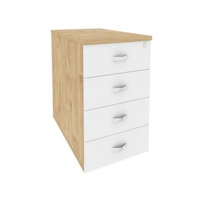 Onix O.TPO-1.7 (Тиквуд Светлый/Белый Бриллиант) Тумба приставная / опорная