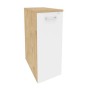 Onix O.VTPO-7 (Тиквуд Светлый/Белый Бриллиант) Тумба высокая выдвижная приставная / опораная
