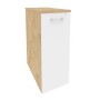 Onix O.VTPO-8 (Тиквуд Светлый/Белый Бриллиант) Тумба высокая выдвижная приставная / опораная