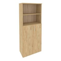 Onix O.ST-1.6 (Тиквуд Светлый) Шкаф высокий широкий (2 средних фасада ЛДСП)