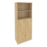 O.ST-1.6 (Тиквуд Светлый) Шкаф высокий широкий (2 средних фасада ЛДСП)