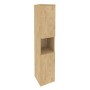 Onix O.SU-1.5(L) (Тиквуд Светлый) Шкаф высокий узкий левый (2 низких фасада ЛДСП)