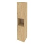 Onix O.SU-1.5(R) (Тиквуд Светлый) Шкаф высокий узкий правый (2 низких фасада ЛДСП)