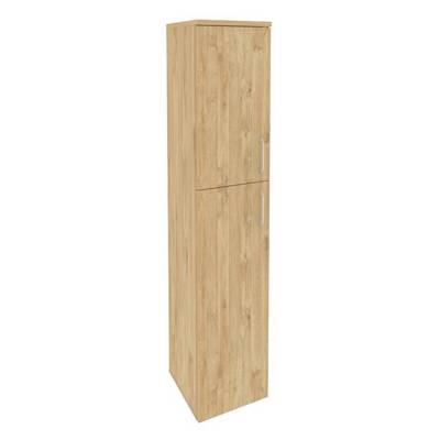 Onix O.SU-1.8(L) (Тиквуд Светлый) Шкаф высокий узкий левый (1 средний фасад ЛДСП + 1 низкий ЛДСП)