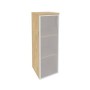 Onix O.SU-2.4R(L) (Тиквуд Светлый) Шкаф средний узкий левый (1 средний фасад стекло в раме)