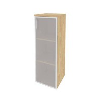 Onix O.SU-2.4R(R) (Тиквуд Светлый) Шкаф средний узкий правый (1 средний фасад стекло в раме)