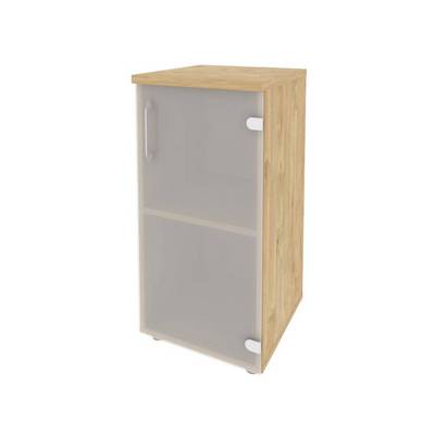 Onix O.SU-3.2(R) (Тиквуд Светлый) Шкаф низкий узкий правый (1 низкий фасад стекло)