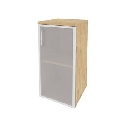 Onix O.SU-3.2R(R) (Тиквуд Светлый) Шкаф низкий узкий правый (1 низкий фасад стекло в раме)