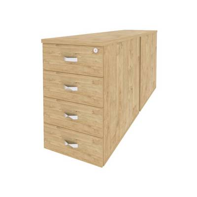 Onix O.TPO-2.8 (Тиквуд Светлый) Тумба двойная приставная / опорная