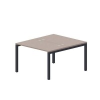 Polo PEN2TG127 TRAN (Тортора/Антрацит) Составной стол на 2 рабочих места, 4 громмета