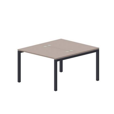 Polo PEN2TG127 TRAN (Тортора/Антрацит) Составной стол на 2 рабочих места, 4 громмета