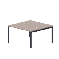 Polo PEN2TG147 TRAN (Тортора/Антрацит) Составной стол на 2 рабочих места, 4 громмета