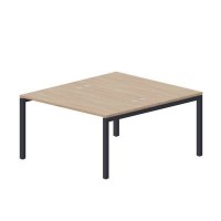 Polo PEN2TG148 OWAN (Светлый дуб/Антрацит) Составной стол на 2 рабочих места, 4 громмета