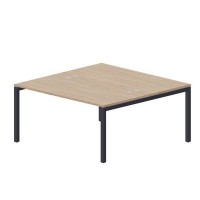 Polo PEN2TG168 OWAN (Светлый дуб/Антрацит) Составной стол на 2 рабочих места, 4 громмета