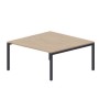 Polo PEN2TG168 OWAN (Светлый дуб/Антрацит) Составной стол на 2 рабочих места, 4 громмета