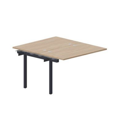 Polo PEN2TPG127 OWAN (Светлый дуб/Антрацит) Приставной стол на 2 рабочих места, 4 громмета