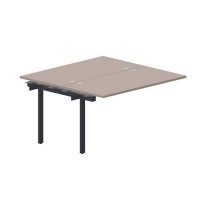 Polo PEN2TPG147 TRAN (Тортора/Антрацит) Приставной стол на 2 рабочих места, 4 громмета