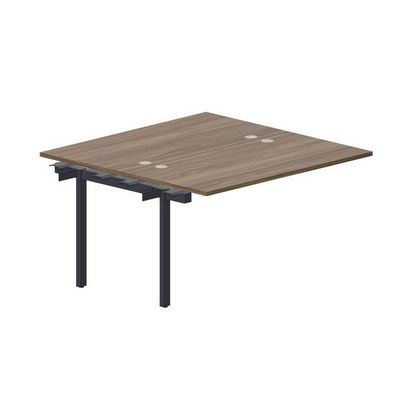 Polo PEN2TPG147 WNAN (Орех/Антрацит) Приставной стол на 2 рабочих места, 4 громмета