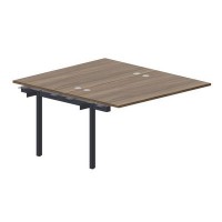 Polo PEN2TPG148 WNAN (Орех/Антрацит) Приставной стол на 2 рабочих места, 4 громмета