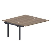 Polo PEN2TPG168 WNAN (Орех/Антрацит) Приставной стол на 2 рабочих места, 4 громмета